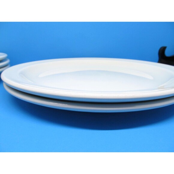 Wedgwood Stonehenge Midwinter White 10 3/8" Dinner Plates England  Bundle of 2 - Picture 8 of 8